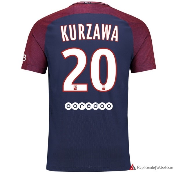 Camiseta Paris Saint Germain Primera equipación Kurzawa 2017-2018